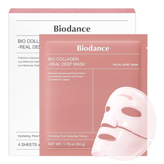 BIODANCE Bio-Collagen Real Deep Mask, 4 pack